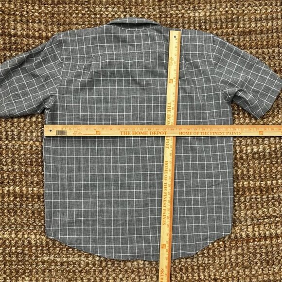 Orvis Men’s Button Down Short Sleeve Performance Shirt Gray (XL Mens) - Picture 7 of 8